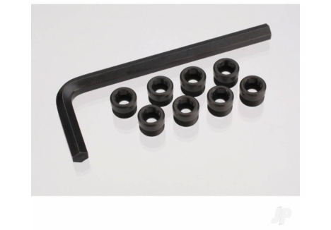 Traxxas Aluminium Pivot Ball Caps 1/16 RC Vehicle Suspension Upgrade TRX7033X