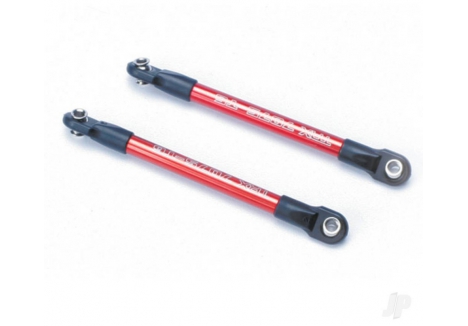 Traxxas Aluminium Push rod Pair Red Anodised Rod Ends Progressive-2 Rockers TRX5918X