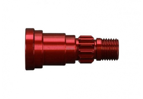 Traxxas Aluminium Stub Axle Red Anodised RC Part TRX7768R