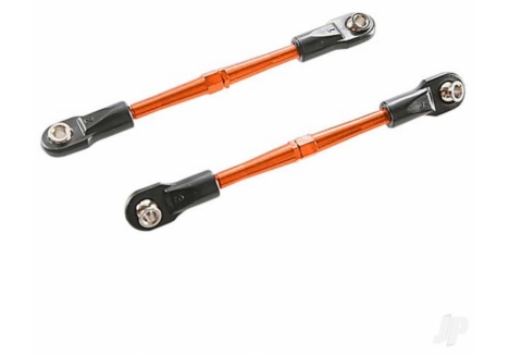 Traxxas Aluminium Toe Links 59mm Orange Anodised RC Suspension TRX3139T