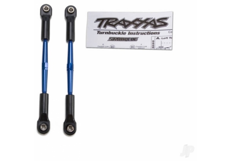 Traxxas Aluminium Turnbuckles 61mm Toe Links Blue Anodised 2 Pack TRX2336A