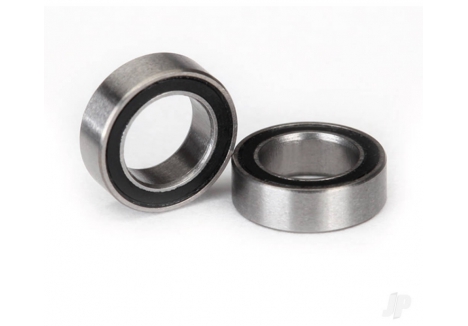 Traxxas Ball Bearings Black Rubber Sealed 5x8x2.5mm Pair TRX5114A