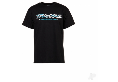 Traxxas Black Tee Sliced Logo Small T-Shirt Official RC Merchandise TRX1373-S