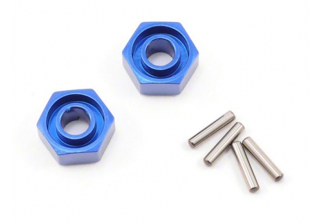Traxxas Blue Aluminium Hex Wheel Hubs Axle Pins TRX1654X