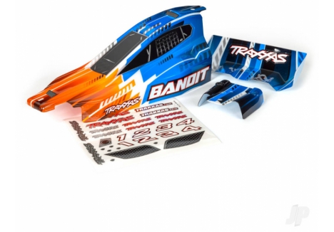 Traxxas Body Bandit 1/10 Orange Wing Painted Buggy TRX2450T