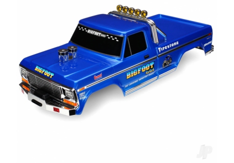 Traxxas Body Bigfoot No. 1 1/10 Monster Truck Blue Painted TRX3661-BLUE