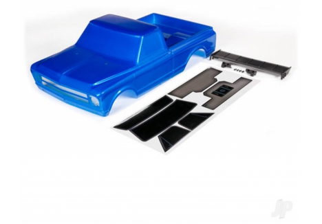 Traxxas Body Chevrolet C10 1/10 RC Drag Slash Blue TRX9411X