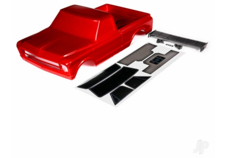 Traxxas Body Chevrolet C10 1/10 RC Drag Slash Red TRX9411R