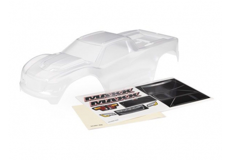 Traxxas Body Maxx Clear Requires Painting Window Masks Decal TRX8918