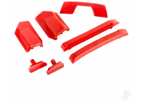 Traxxas Body Reinforcement Set Red Skid Pads for E-Revo Sledge TRX9510R