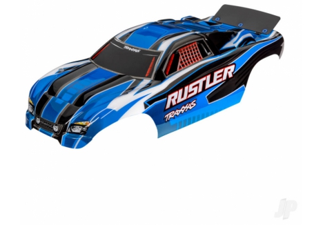 Traxxas Body Rustler VXL 1/10 Pre-Painted Blue Stadium Truck TRX3750X
