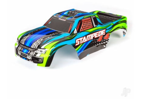 Traxxas Body Stampede 4X4 1/10 Pre-Painted Blue Monster Truck TRX6729X