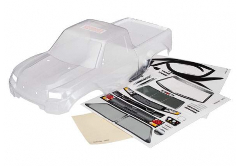 Traxxas Body, TRX-4 Sport (Clear, trimmed, die-cut for LED light kit, requires painting) / window masks / decal sheet TRX8111R