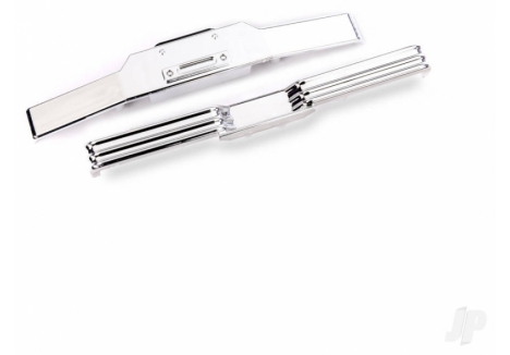 Traxxas Bumper Front Rear Chrome Set for TRX-4MT Ford F-150 Monster Truck TRX9846