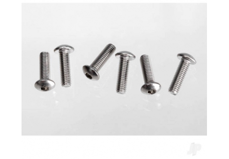 Traxxas Button Head Machine Screws 3x10mm Stainless Steel Hex Drive TRX2577X