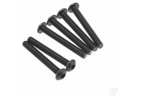 Traxxas Button-Head Machine Screws 3x23mm Hex Drive 6 Pack TRX2591