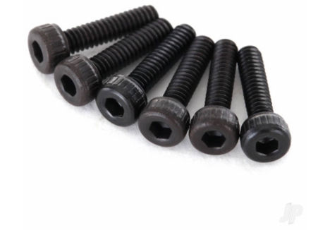 Traxxas Cap Head Machine Screws 2x8mm Hex Drive Black Pack of 6 TRX2564