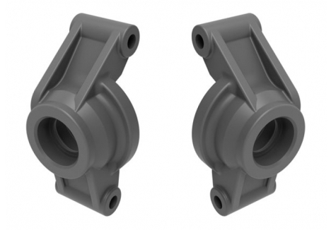 Traxxas Carriers, stub axle (Grey) (rear) (left & right) TRX10752-GRAY