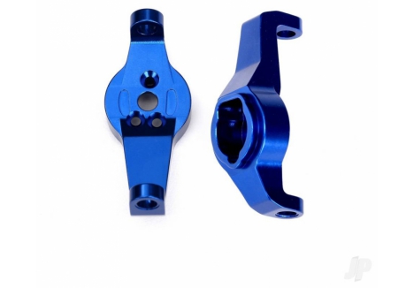 Traxxas Caster blocks, 6061-T6 aluminium (Blue-anodised), left and right TRX8232X