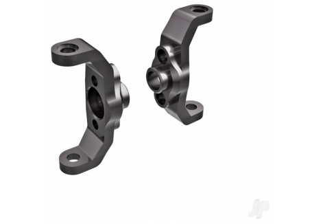 Traxxas Caster Blocks 6061-T6 Aluminium Grey Left Right TRX9733-GRAY