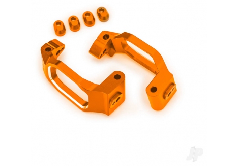 Traxxas Caster Blocks 6061-T6 Aluminium Orange Anodised Pair TRX10232-ORNG