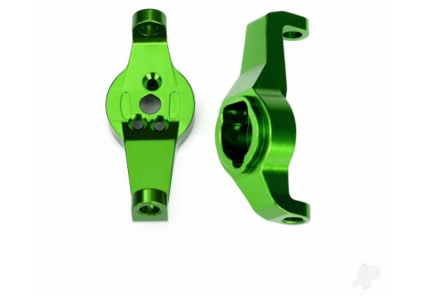 Traxxas Caster Blocks 6061-T6 Aluminium Suspension Upgrade Green TRX8232G