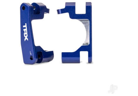 Traxxas Caster blocks (c-hubs), 6061-T6 aluminium (blue-anodised), left & right (for use with #9080 upgrade kit) TRX9063-BLUE