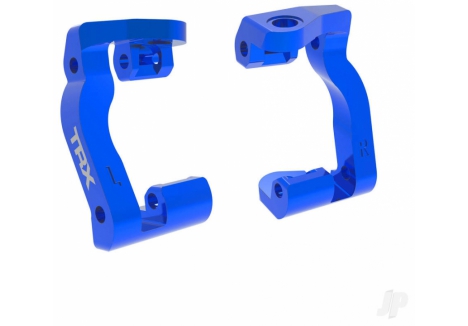 Traxxas Caster blocks (c-hubs), 6061-T6 aluminium (Blue-anodised) (left & right) TRX10733-BLUE