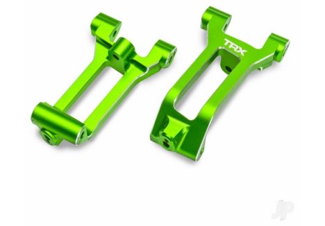 Traxxas Caster blocks (c-hubs), 6061-T6 aluminium (green-anodised), left & right, 3x8mm BCS (with threadlock) (6) TRX10932-GRN
