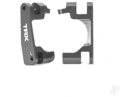 Traxxas Caster Blocks C-Hubs 6061-T6 Aluminium Grey Pair TRX9063-GRAY