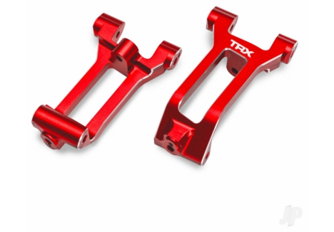 Traxxas Caster Blocks C-Hubs 6061-T6 Aluminium Red Anodised Left Right TRX10932-RED