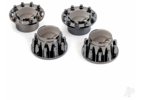 Traxxas Centre Caps, Front (2 pcs) Rear (2 pcs) TRX8876R