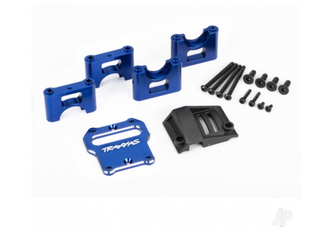 Traxxas Centre Differential Carrier Mount 6061-T6 Aluminium Blue TRX9584X