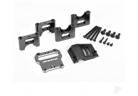 Traxxas Centre Differential Carrier Mount 6061-T6 Aluminium Dark Titanium TRX9584A