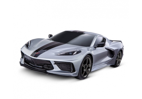 Traxxas Chevrolet Corvette Stingray 1/10 AWD RC Supercar Silver TRX93054-4-SLVR
