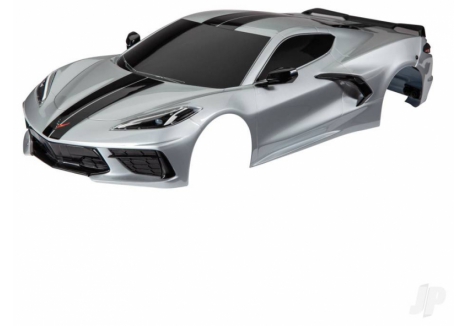 Traxxas Chevrolet Corvette Stingray 1/10 RC Body Silver TRX9311T