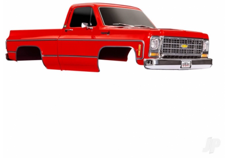 Traxxas Chevrolet K10 Truck 1979 1/10 RC Body Red TRX9212R