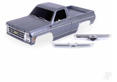 Traxxas Chevrolet K10 Truck 1979 1/10 RC Body Silver TRX9212-SLVR