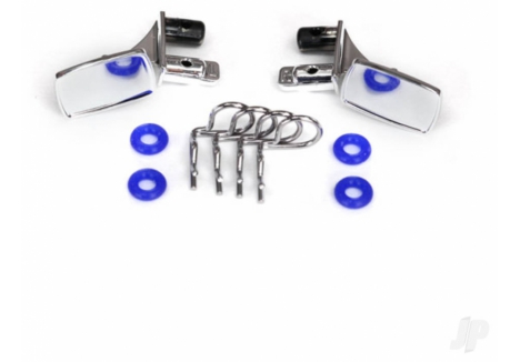 Traxxas Chrome Side Mirrors for TRX-4 #8130 Body Left Right Pair TRX8133