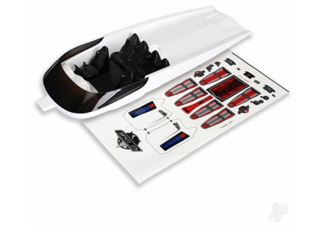 Traxxas DCB M41 Hull and Canopy Hatch White 1/10 TRX5765