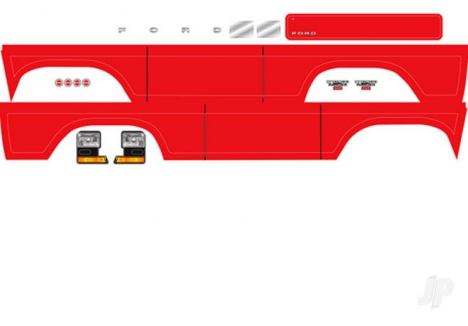 Traxxas Decal sheet, Bronco, Red (fits #8010 Body) TRX8078R
