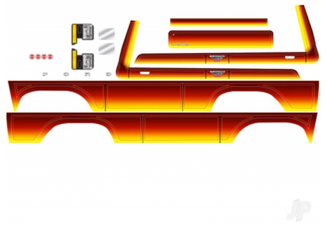 Traxxas Decal sheet, Bronco, sunset (fits #8010 Body) TRX8078