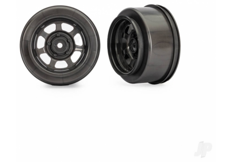 Traxxas Dirt Oval Grey Front Wheels 2WD 1/10 Pair TRX10471X