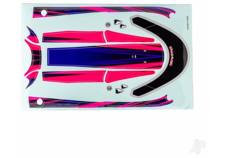 Traxxas Disruptor Pink Hatch Waterproof Decal Set TRX10699-PINK