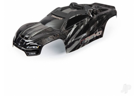 Traxxas E-Revo 1/8 RC Stadium Truck Body Black TRX8611R