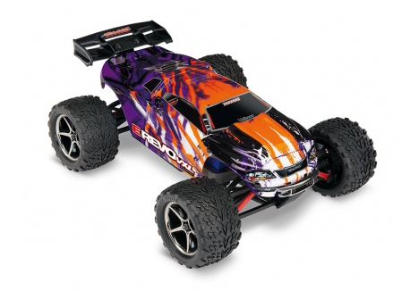 Traxxas E-Revo VXL 1/16 4WD Brushless RC Monster Truck RTR Purple TRX71076-8-PRPL