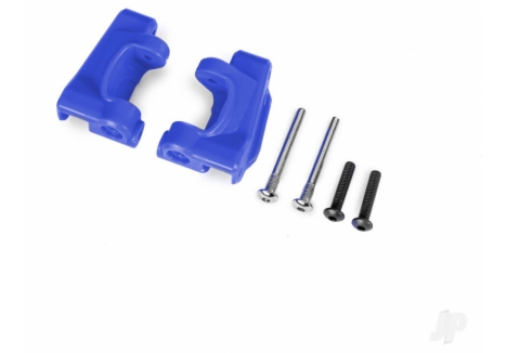 Traxxas Extreme Heavy Duty Caster Blocks Left Right Blue 3x26mm Hinge Pins TRX9135-BLUE