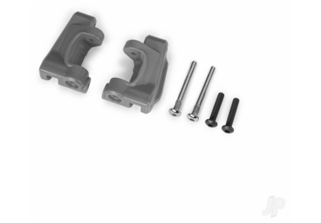 Traxxas Extreme Heavy Duty Caster Blocks Left Right Grey 3x26mm Pins TRX9136-GRAY