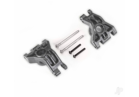 Traxxas Extreme Heavy Duty Rear Stub Axle Carriers Grey Left Right TRX9050-GRAY