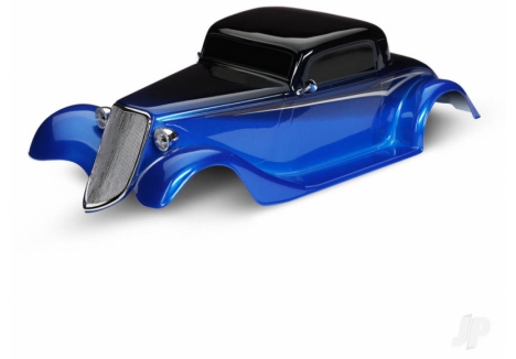 Traxxas Factory Five '33 Hot Rod Coupe 1/10 RC Car Body Shell Blue TRX9333X